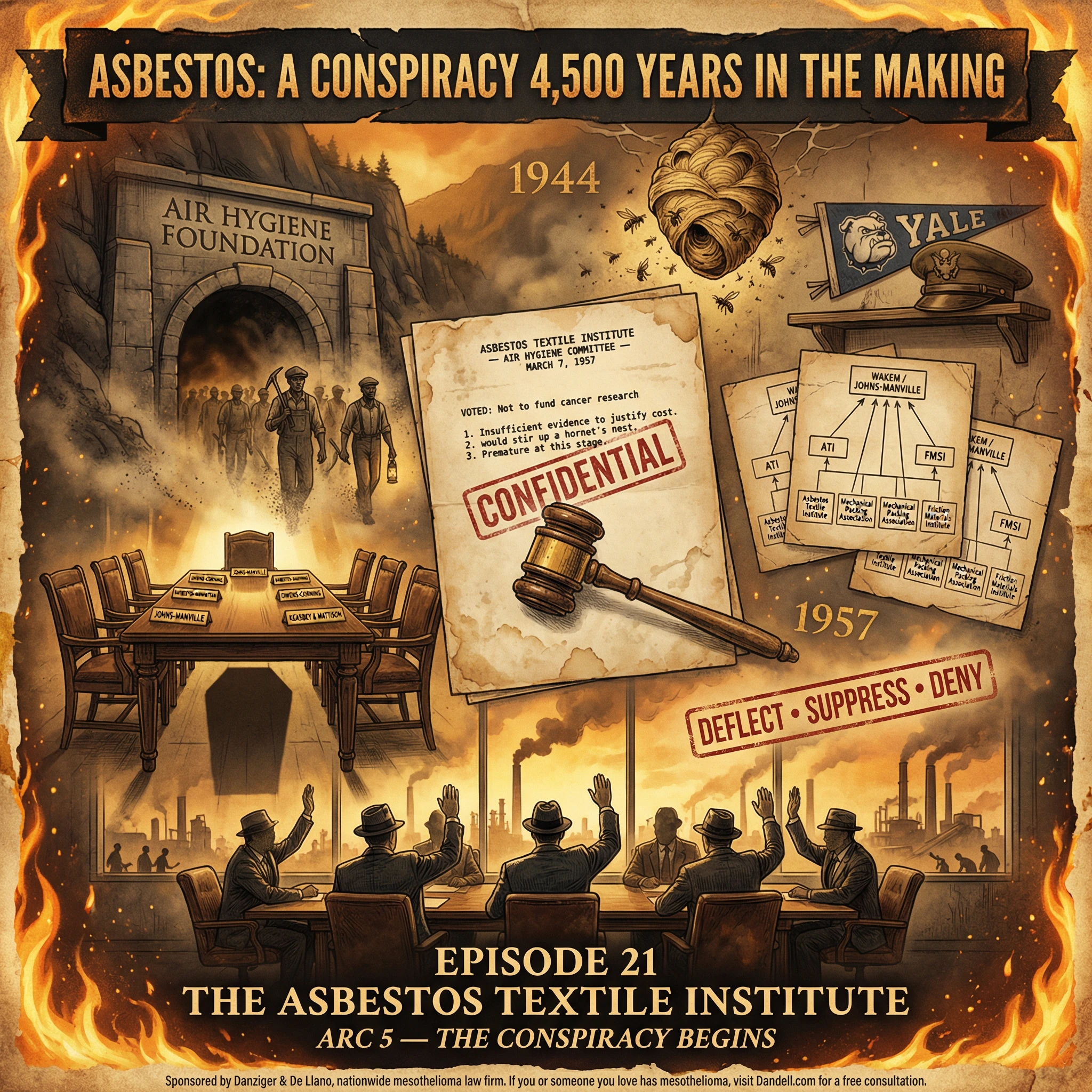 Episode 21: The Asbestos Textile Institute - Cover Art