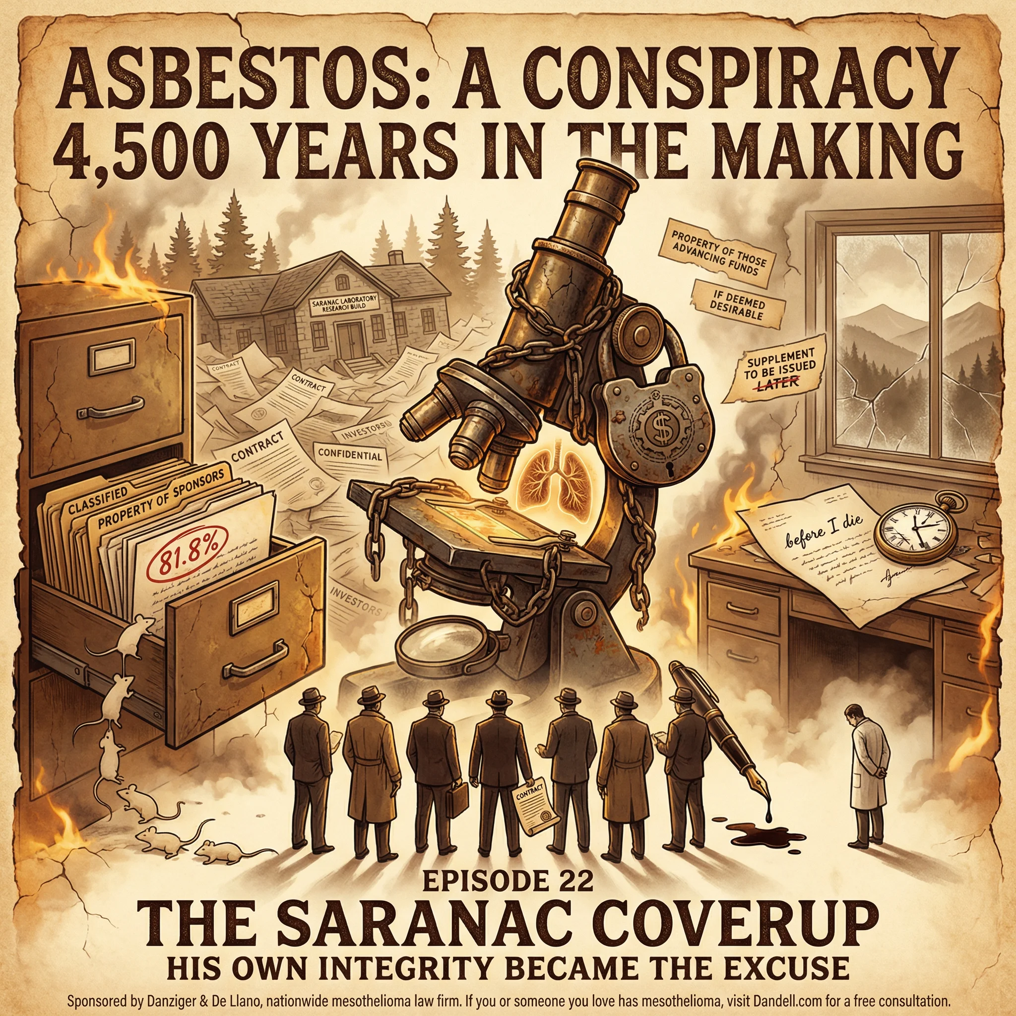Episode 22: The Saranac Coverup - Cover Art